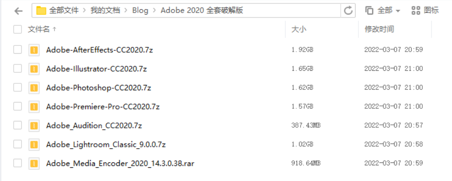 图片[1]-Adobe 2020全家桶_破解版。PS、PR、AE 等7大件全套。-itdog